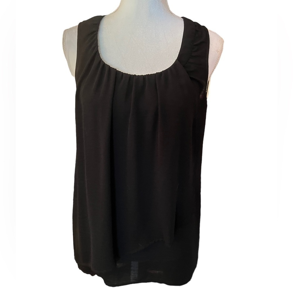 Michael Kors black drapey top, S.